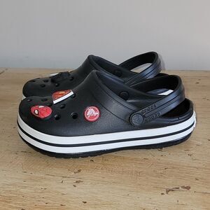 Crocs Crocband Kids Classic Clog Slip On Slides Black Star Wars Size 12